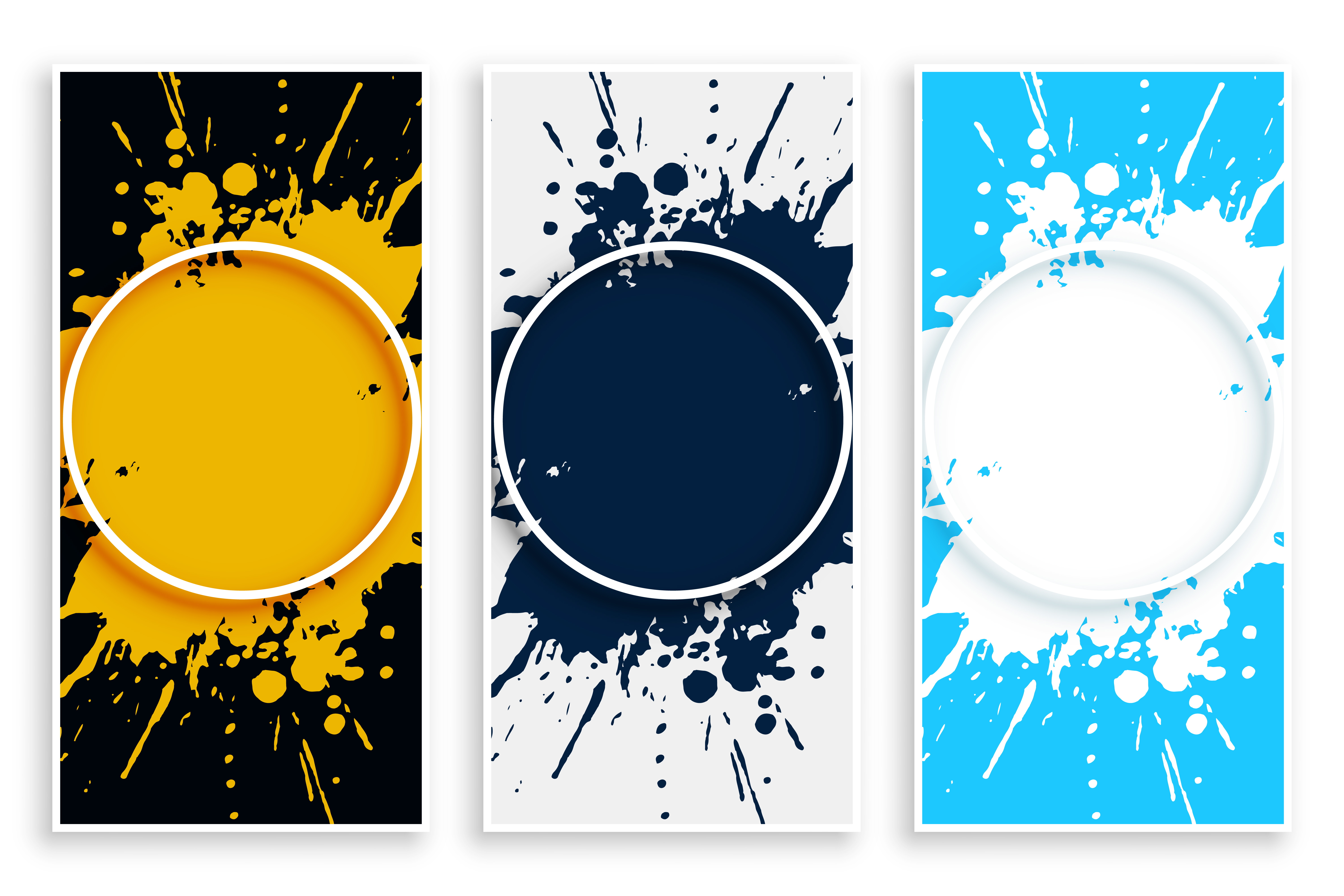 Ink blot decoration